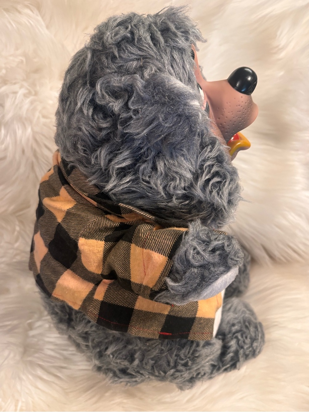 Walt Disney Characters BIG AL PLUSH Country Bear Jamboree Hard Rubber Face - Picture 3 of 7